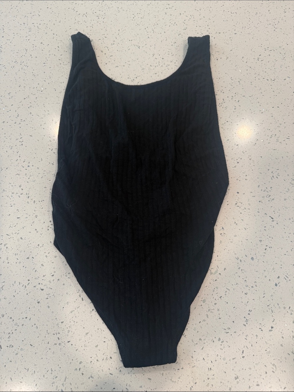 Windsor black low back bodysuit